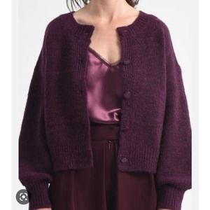 NWT Molly Bracken Plum Soft Cardigan 💜
